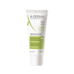 A-Derma BIOLOGY dermatološka bogata hidracijska krema 40 ml