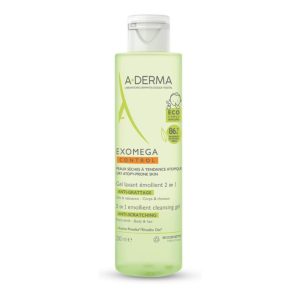A-Derma Exomega Control emolijentni gel za čišćenje 2u1 500 ml