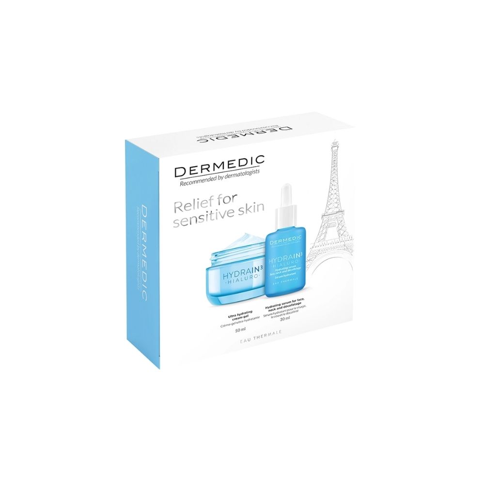 Dermedic hydrain set krema za dubinsku hidrataciju SPF 15 50ml + krema za podrucje oko ociju 15ml