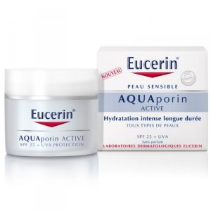 Eucerin AQUAporin ACTIVE krema za lice s faktorom SPF 25 i UV zaštitom 50 ml