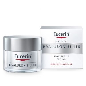 Eucerin Hyaluron-Filler dnevna krema za suhu kožu s SPF 15 i UVA zaštitom 50 ml