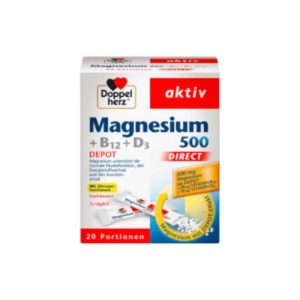 Aktiv Magnesium 500 + B12 + D3 Direkt a20
