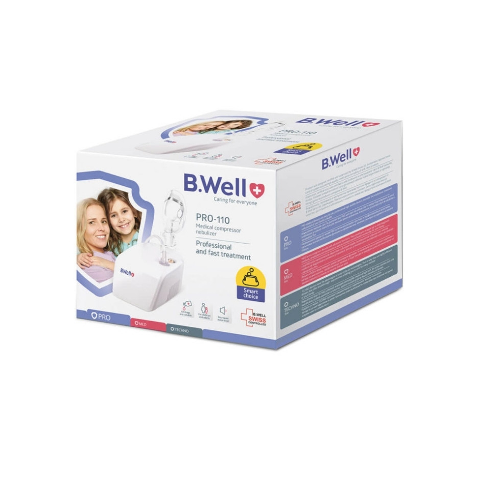 B.Well Inhalator Kompresor nebulizator Basic PRO-110