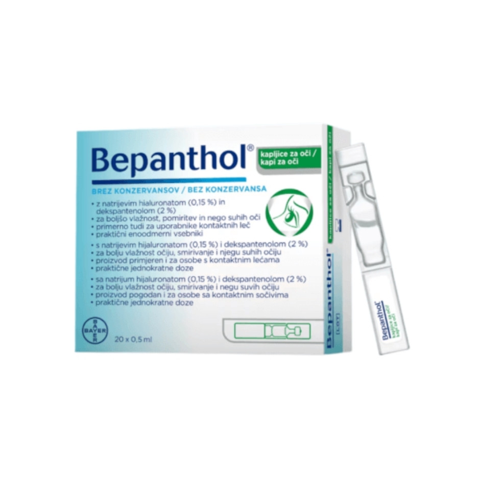 Bepanthol Kapi za oči 20X0,5 ml