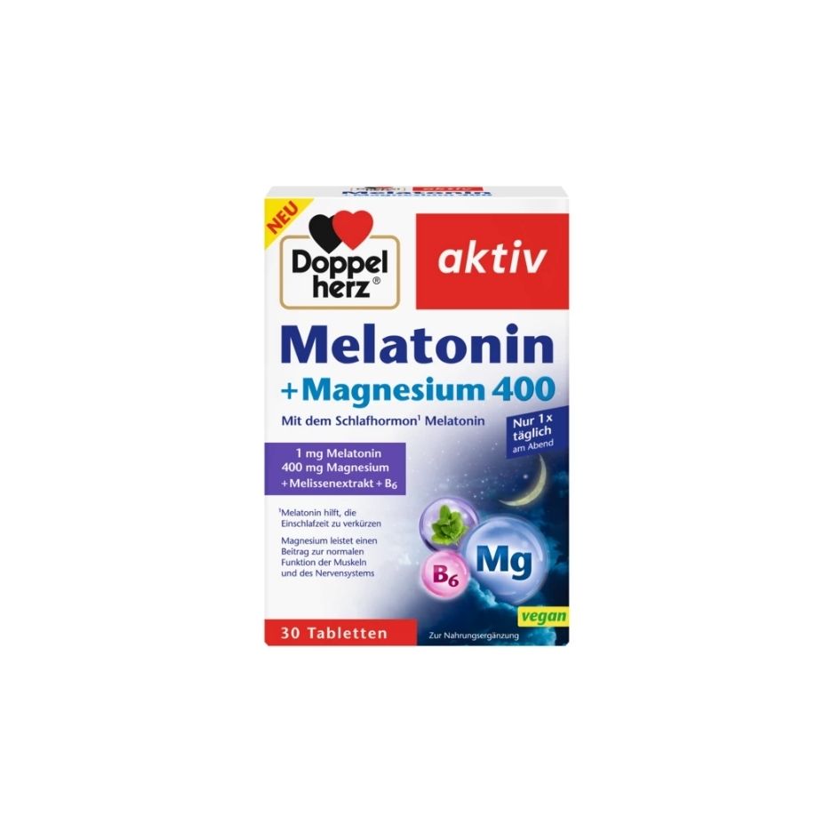 Doppelherz aktiv Melatonin + Magnezij 400 tablete a30