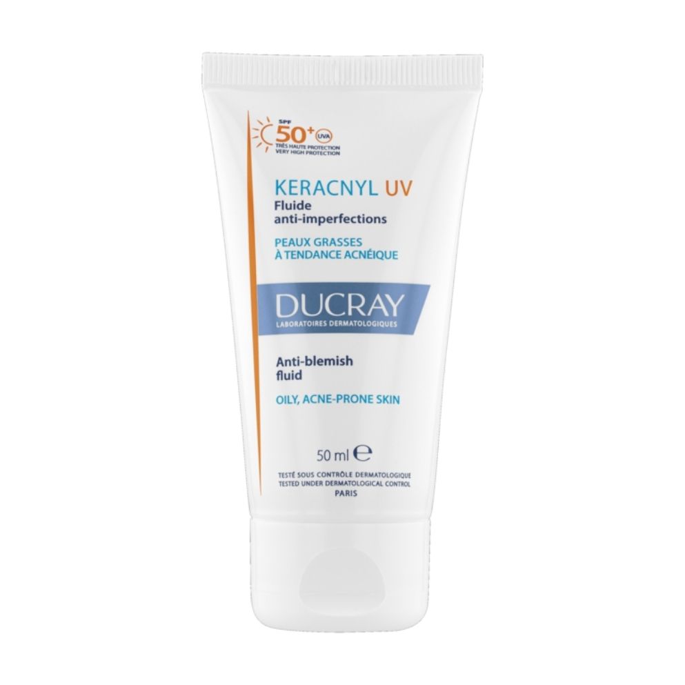 Ducray Keracnyl UV SPF 50+ Fluid protiv nepravilnosti 50 ml