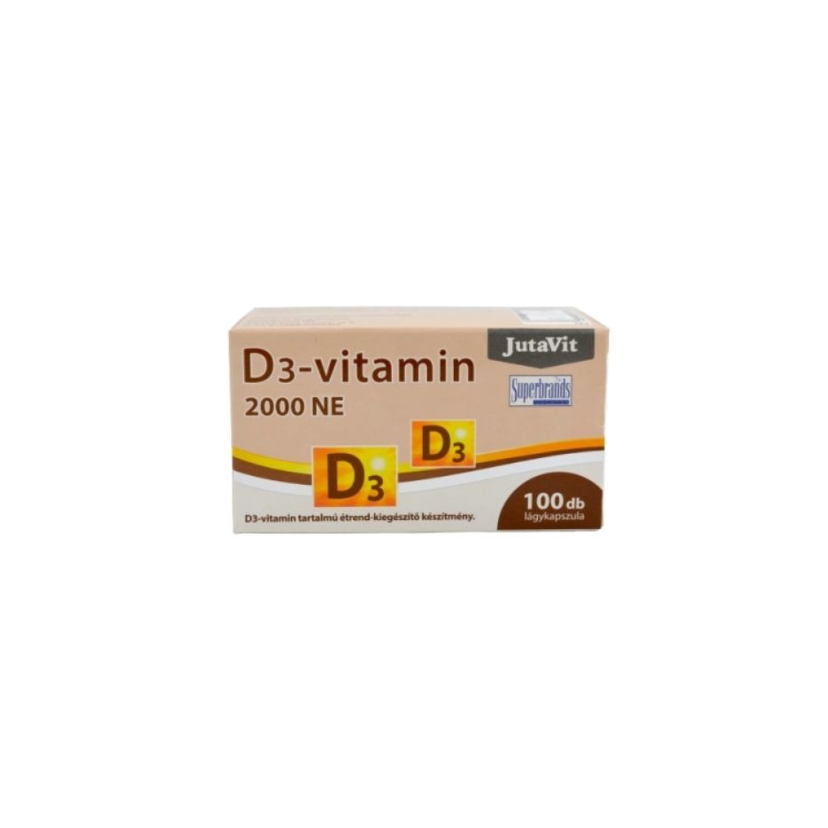 JutaVit Vitamin D3 2000 IU meke kapsule – 100 komada