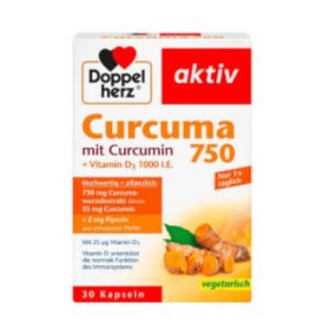 Kurkuma 750mg + Vitamin D3 1000IU