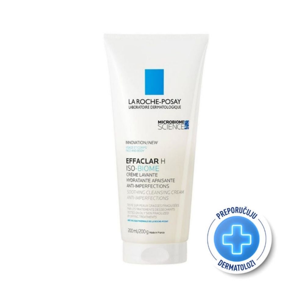 La Roche Posay Effaclar H ISO-BIOME krema za pranje lica 200 ml