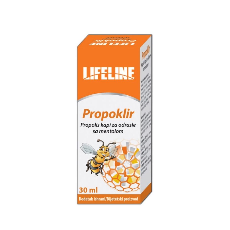 Lifeline Propoklir kapi propolisa za odrasle 30 ml