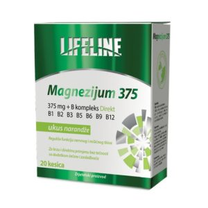 Lifeline magnezijum 375 + B kompleks 20 kesica