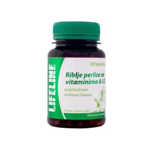 Lifeline riblje perlice sa vitaminom A + D 30 komada