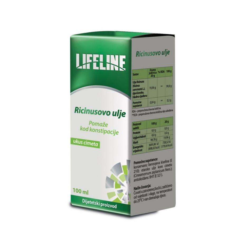 Lifeline ricinusovo ulje 100 ml
