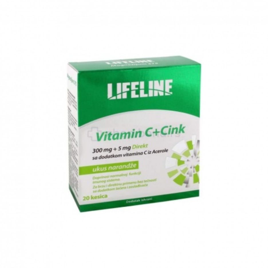 Lifeline vitamin C 800 mg šumeće tablete 20