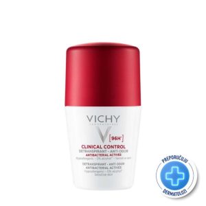 Vichy Deo Clinical Control Roll-on dezodorans protiv neugodnih mirisa do 96h, 50 ml