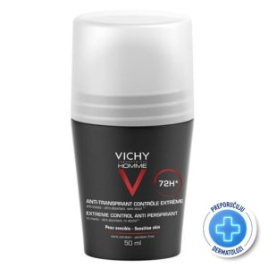 Vichy Deo MEN Homme Antiperspirant roll-on – 72h zaštite od znojenja 50 ml