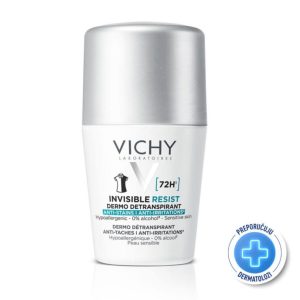 Vichy Deo Roll on 72h Invisible Resist Protiv Mrlja I Nadraženosti 50 ml