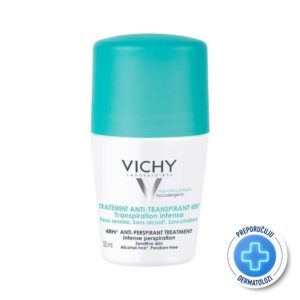 Vichy Deo roll-on za regulaciju prekomjernog znojenja 50 ml