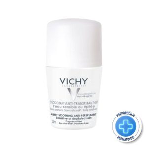Vichy Deo roll-on za regulaciju znojenja – za osjetljivu kožu 50 ml