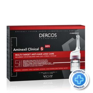 Vichy Dercos Aminexil Clinical 5 tretman protiv opadanja kose za muškarce 21 kom
