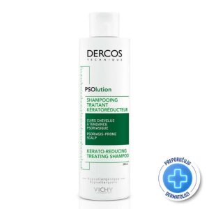 Vichy Dercos PSOlution šampon protiv peruti, za vlasište sklono psorijazi 200 ml