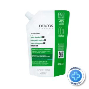 Vichy Dercos šampon protiv peruti za normalnu ili masnu kosu 500 ml REFILL