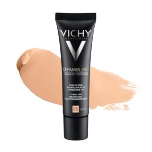 Vichy Dermablend 3D korektivni tečni puder SPF 25 – nijansa 25 Nude, 30 ml