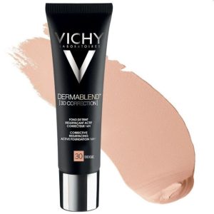 Vichy Dermablend 3D korektivni tečni puder SPF 25 – nijansa 30 Beige 30 ml