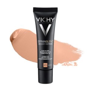 Vichy Dermablend 3D korektivni tečni puder SPF 25 – nijansa 45 Gold, 30 ml