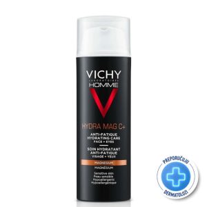 Vichy HYDRA MAG C + hidratantna njega protiv znakova umora lice+oči za muškarce 50 ml