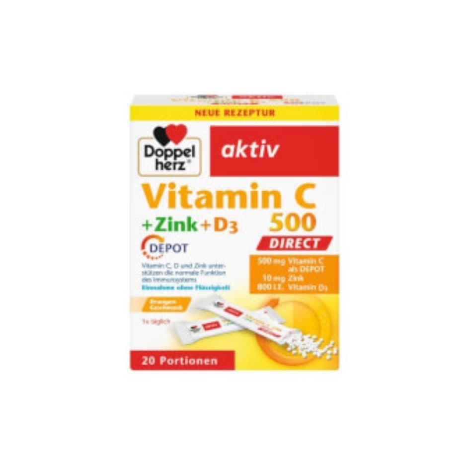 Vitamin C 500 + Zink + D3 direkt