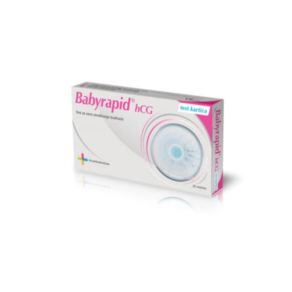 Babyrapid hCG test za trudnoću kartica