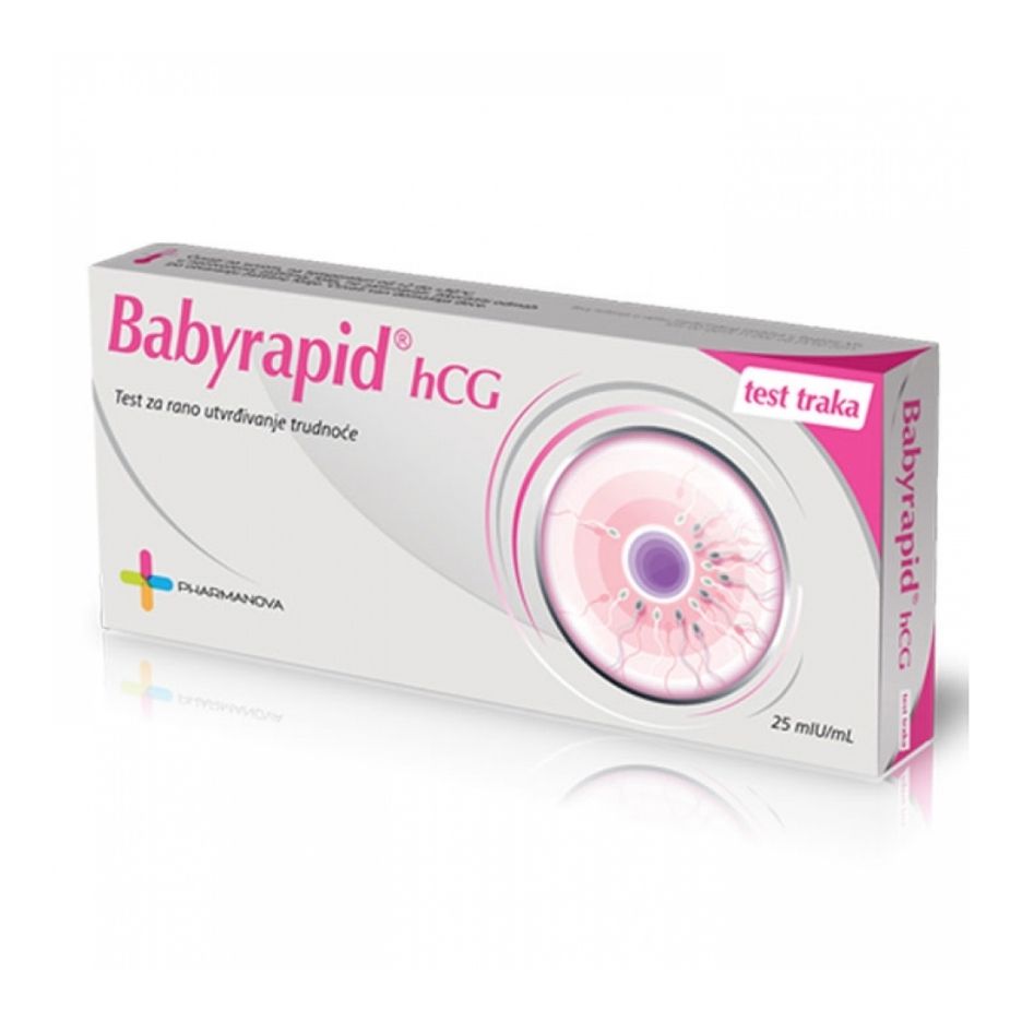 Babyrapid hCG test za trudnoću trakica