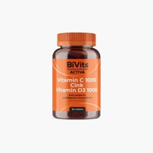 BiVits Vitamin C 1000 i Cink i Vitamin D3 1000, tablete a60
