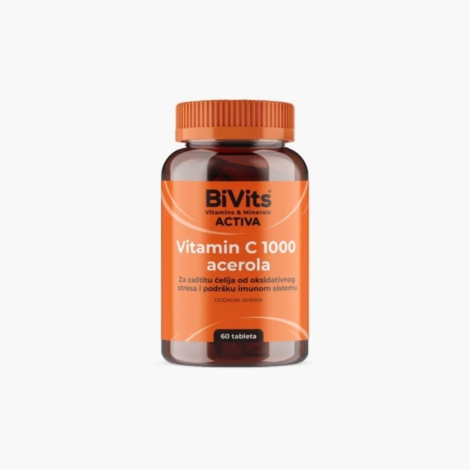 BiVits Vitamin C 1000 i acerola tablete a60