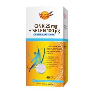 N.W. Cink 25 mg + Selen 100 µg effe. a 40