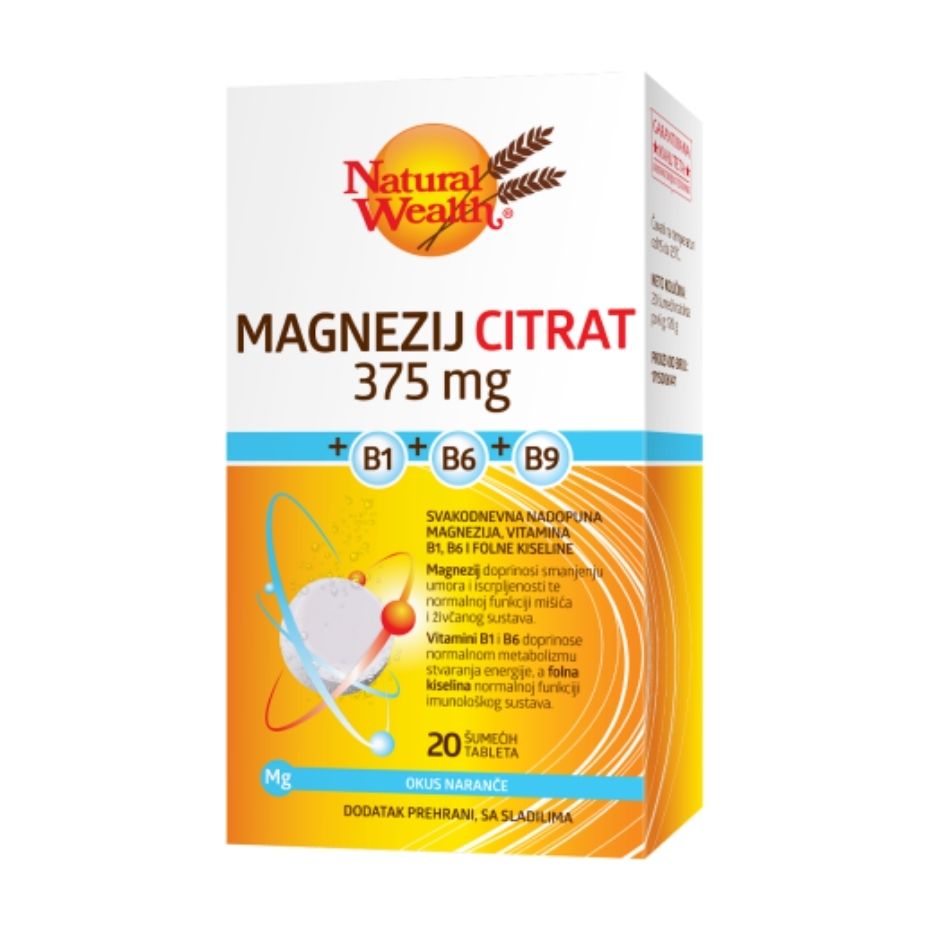N.W. Magnezij CITRAT 375 mg effe. a 20