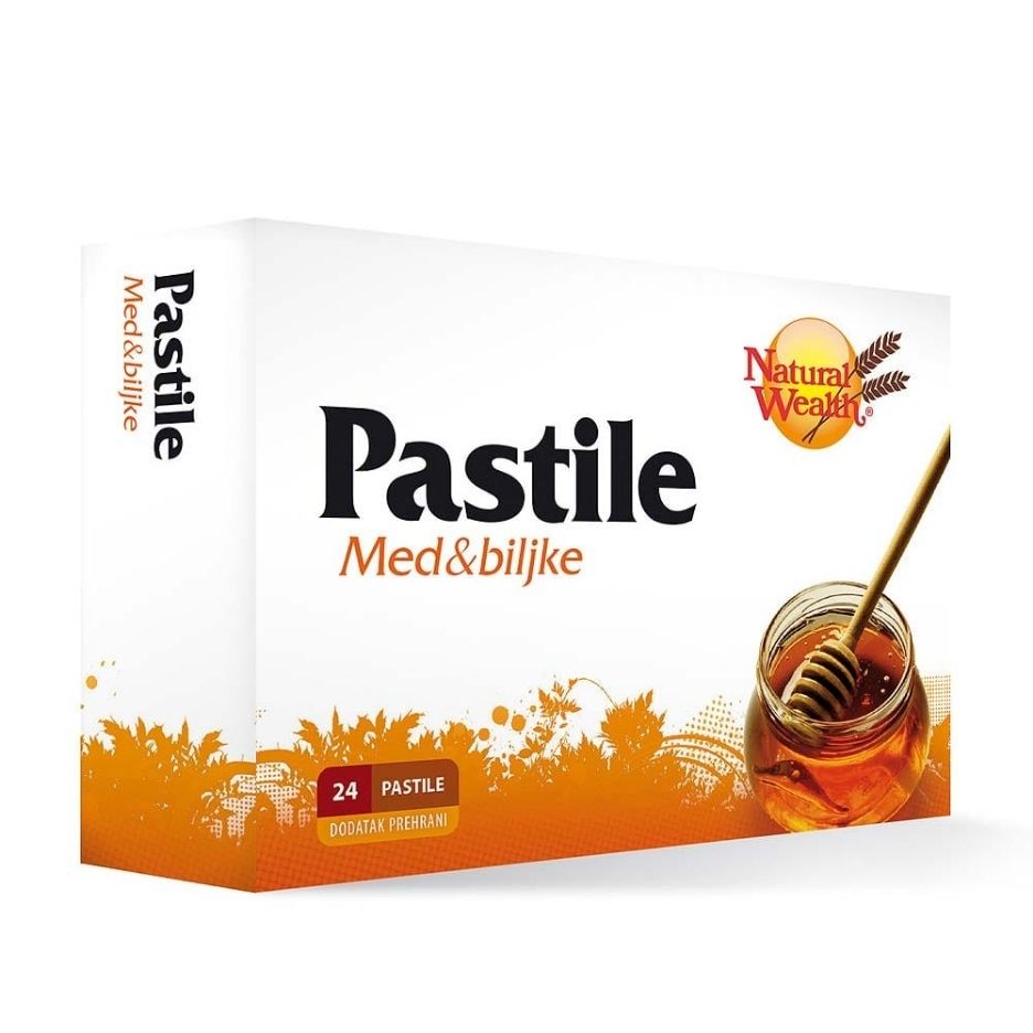 N.W. Pastile za grlo med & 20 biljaka a24