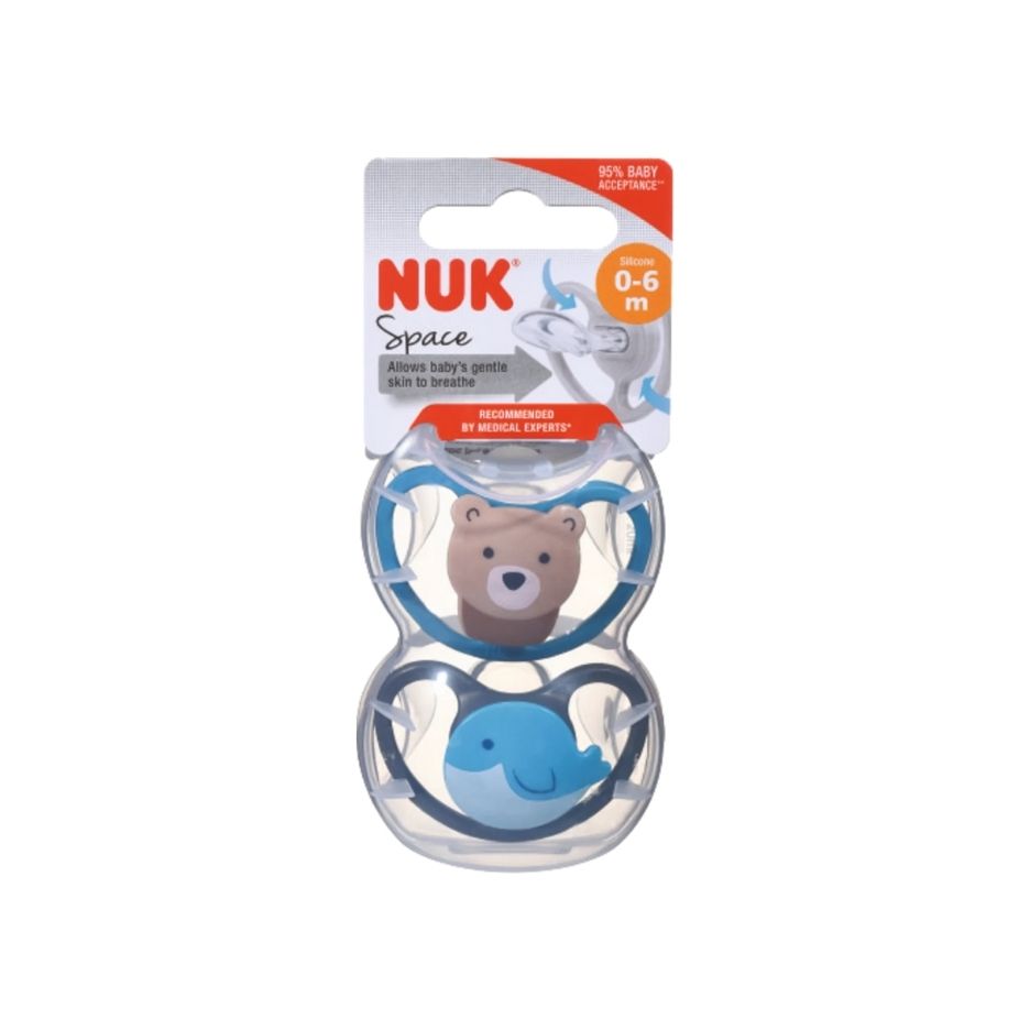 NUK Space ortodontska duda 0–6 mj
