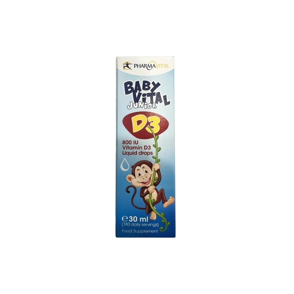 PharmaVital Babyvital Junior Vitamin D3 800 IU kapi 30 ml