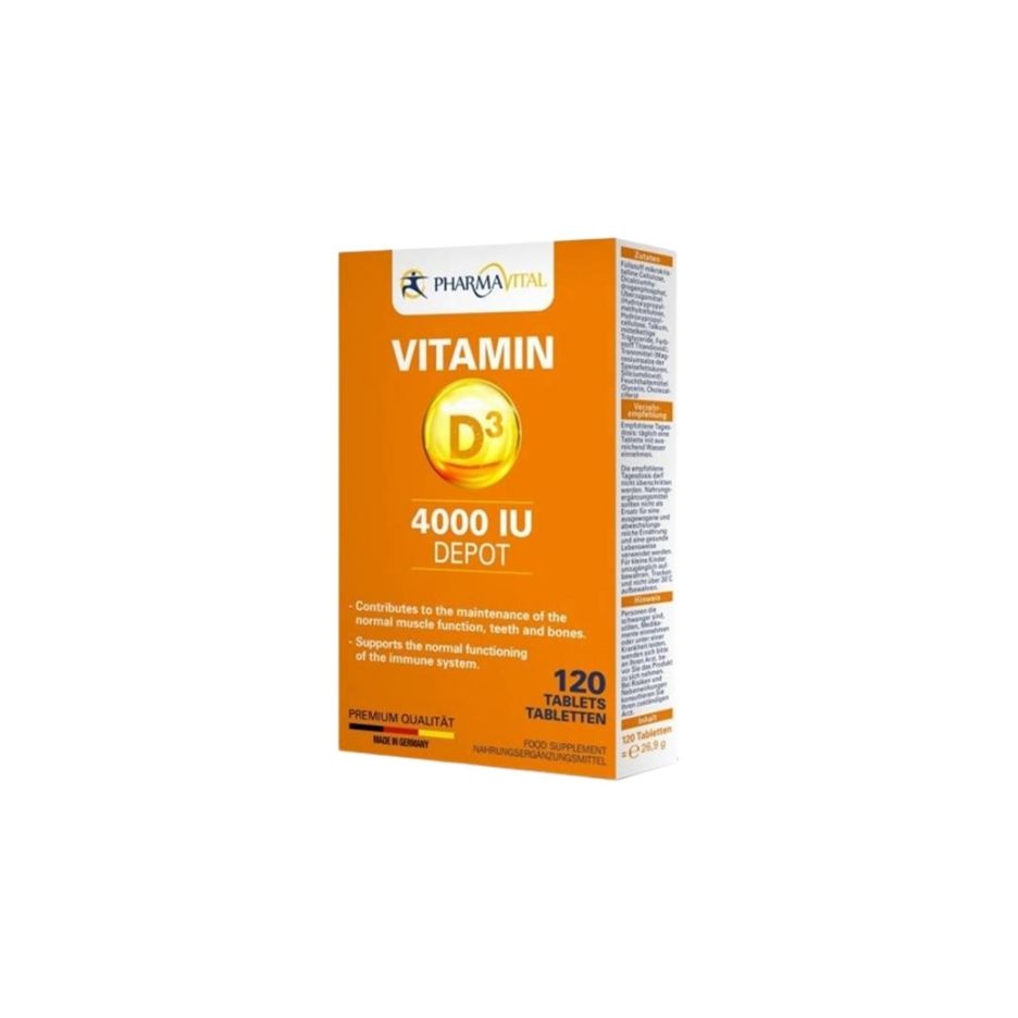 PharmaVital Vitamin D3 4000 IU 120 tableta