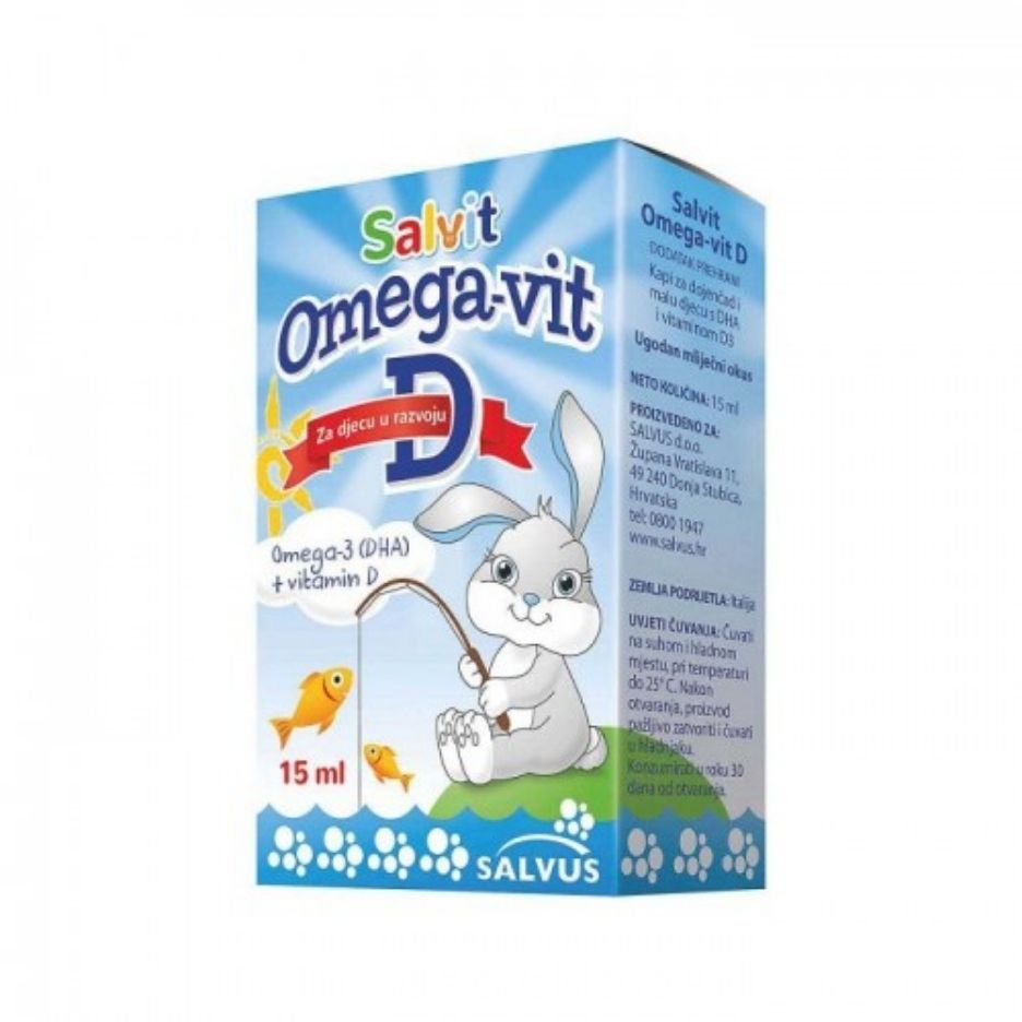 Salvit OMEGA vit. D kapi 15 ml