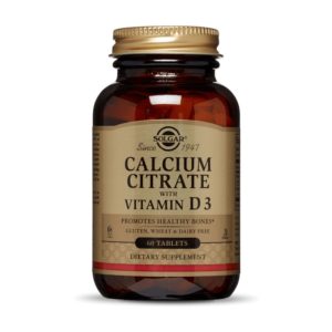 Solgar Kalcij citrat plus vitamin D tablete a60