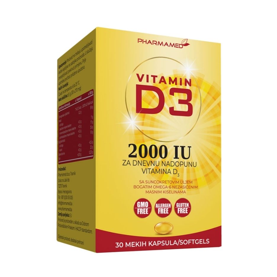 Vitamin D3 2000 IU A30