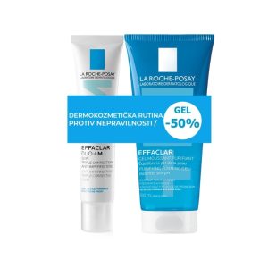 Effaclar gel za čišćenje osjetljive masne kože 200 ml + La Roche-Posay Effaclar Duo+M trostruka korektivna njega 40 ml / - 50%