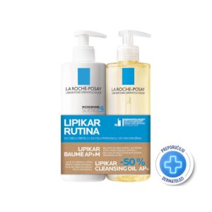 Lipikar Cleansing Oil AP 400 ml + ulje za pranje i obnovu lipida 400 ml