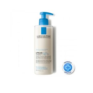 Pakovanje koje sadrži Lipikar Syndet AP kremasti gel koji nježno čisti, umiruje i vraća lipide, smanjujući osjećaj svrbeža i suhoće, pogodan za osjetljivu i atopiji sklonu kožu. Sastav: Aqua/Water, Glycerin, Sodium Lauroyl Sarcosinate, Niacinamide, Butyrospermum Parkii Butter, i drugi sastojci. Upotreba: Nanijeti na mokru kožu, umasirati i isprati. Pogodno za svakodnevno tuširanje i pranje tijela. Upozorenje: Samo za vanjsku upotrebu. Izbjegavati kontakt s očima.