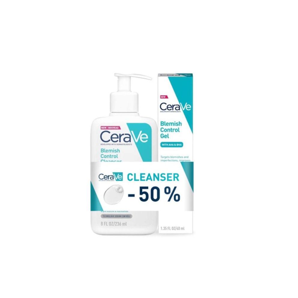 CeraVe blemish control AHA BHA gel 40 ml+ akne gel za čišćenje 236 ml PROMO